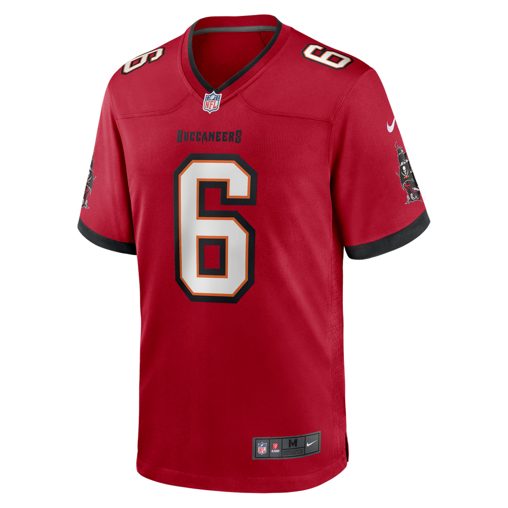 Tampa Bay Buccaneers Baker Mayfield Red Team Game Jersey