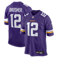 Minnesota Vikings Max Brosmer Purple Team Game Jersey