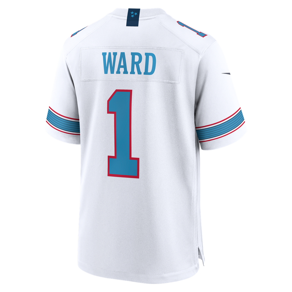 Tennessee Titans Cameron Ward Light Blue Game Jersey