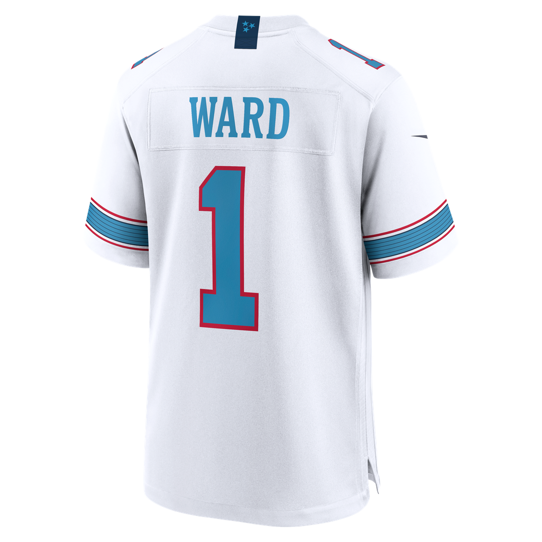 Tennessee Titans Cameron Ward Light Blue Game Jersey