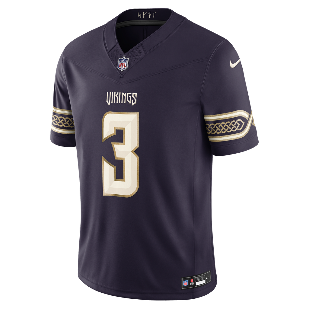 Minnesota Vikings Jordan Addison Purple 2026 Rivalries Collection Stitched Limited Jersey
