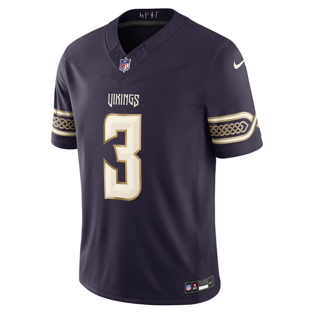 Minnesota Vikings Jordan Addison Purple 2026 Rivalries Collection Stitched Limited Jersey