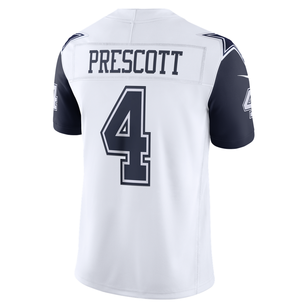 Dallas Cowboys Dak Prescott Navy Team Vapor F.U.S.E. Stitched Limited Jersey