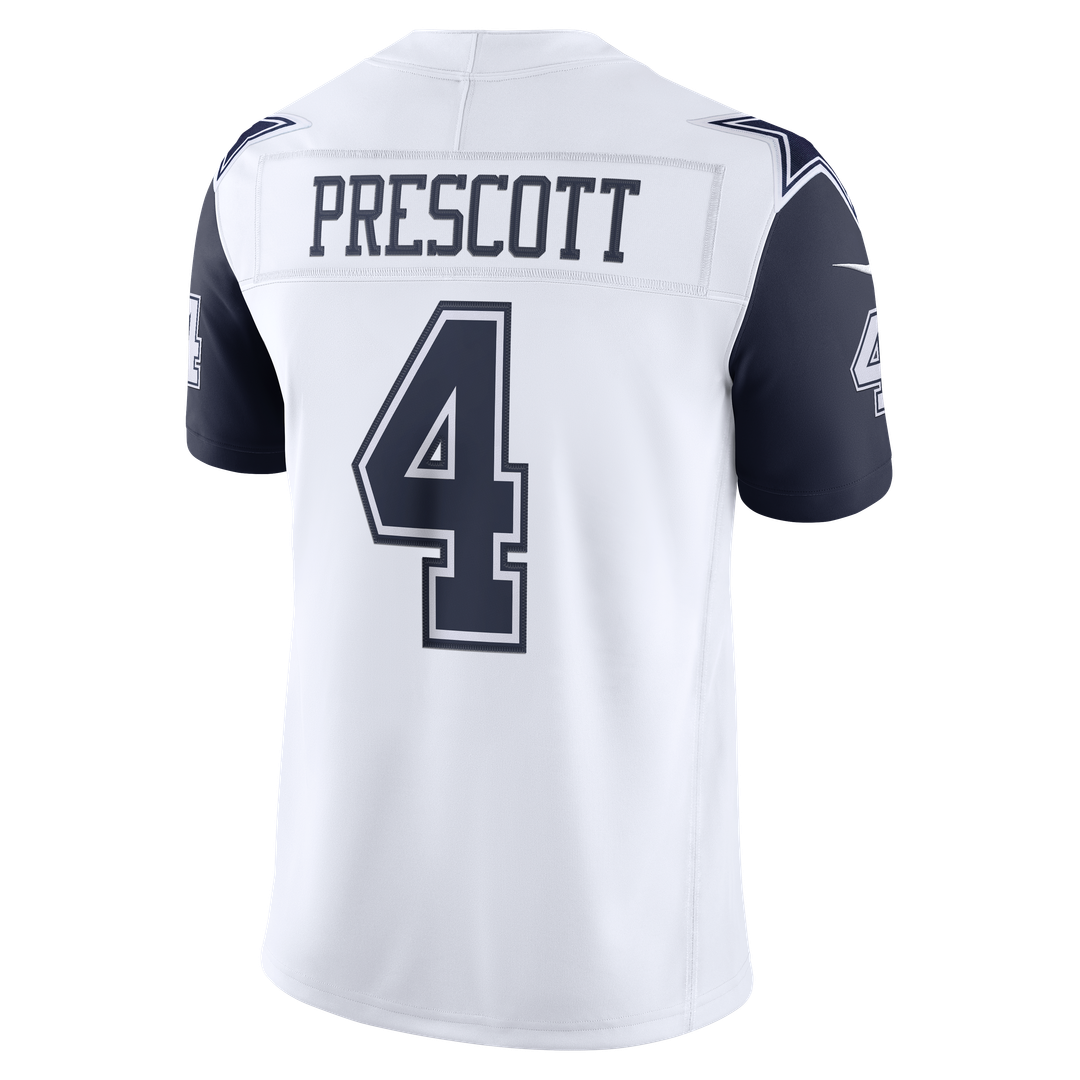 Dallas Cowboys Dak Prescott Navy Team Vapor F.U.S.E. Stitched Limited Jersey