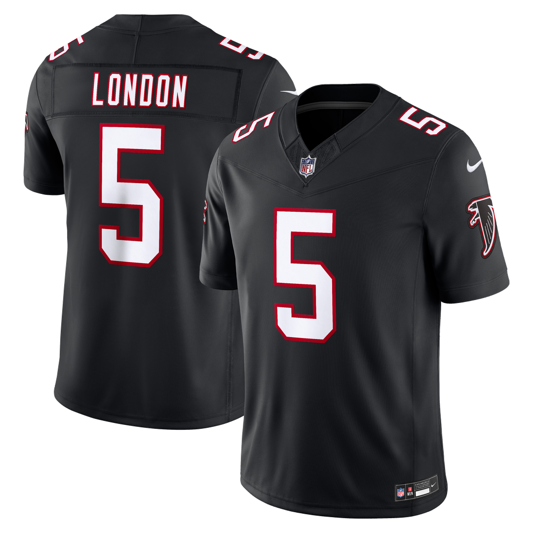 Atlanta Falcons Drake London Red Team Vapor F.U.S.E. Stitched Limited Jersey
