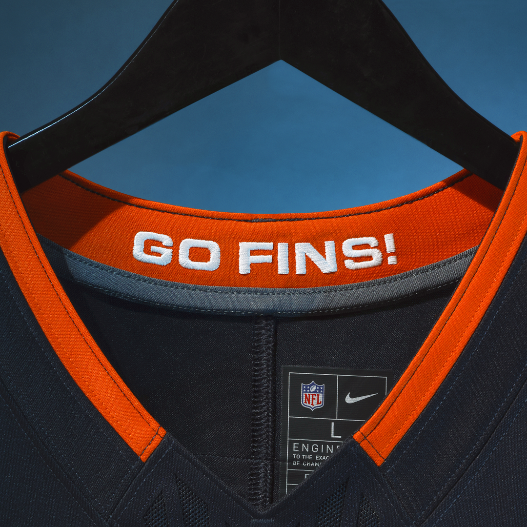 Miami Dolphins Dan Marino Navy Rivalries Collection Stitched Limited Jersey