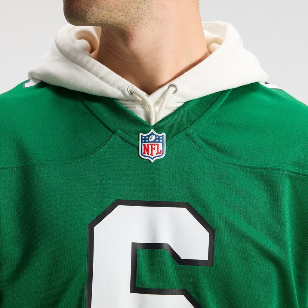 Philadelphia Eagles DeVonta Smith Kelly Green Alternate Game Player Jersey