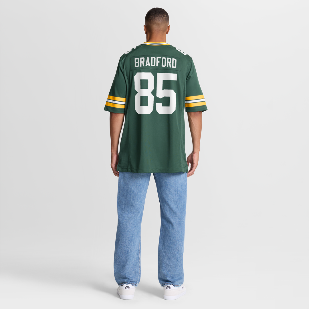 Green Bay Packers Corey Bradford Green Retired Player Jersey