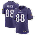 Baltimore Ravens Matthew Hibner Purple Team Game Jersey