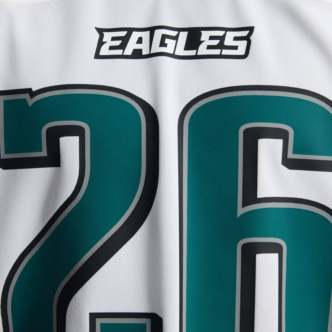 Philadelphia Eagles Saquon Barkley Midnight Green Team Game Jersey