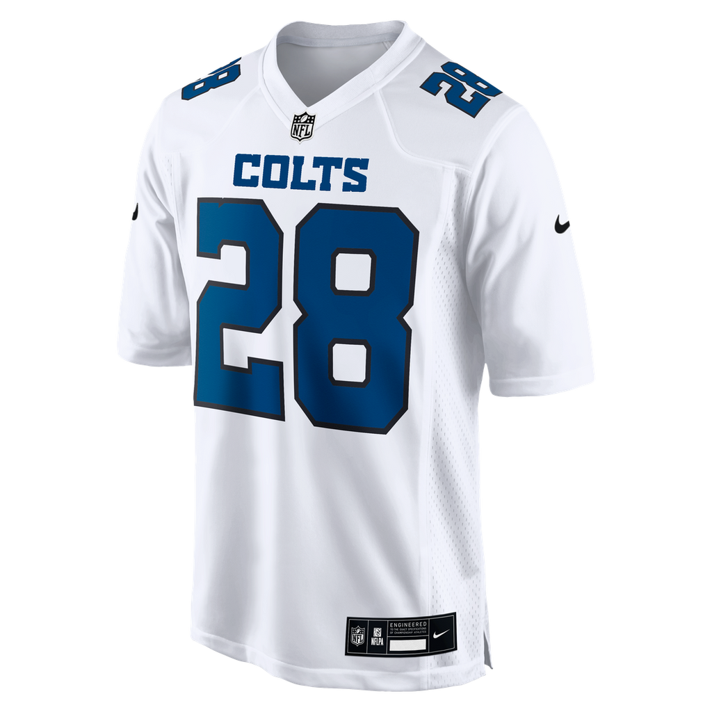 Indianapolis Colts Jonathan Taylor Tundra White Fashion Game Jersey