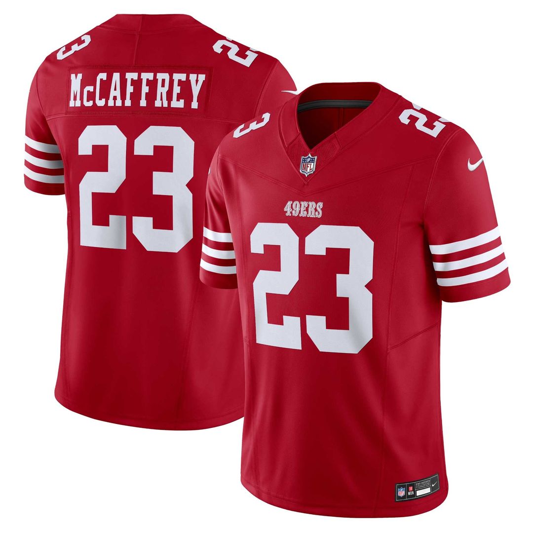 San Francisco 49ers Christian McCaffrey White Vapor F.U.S.E. Limited 2nd Alternate Jersey