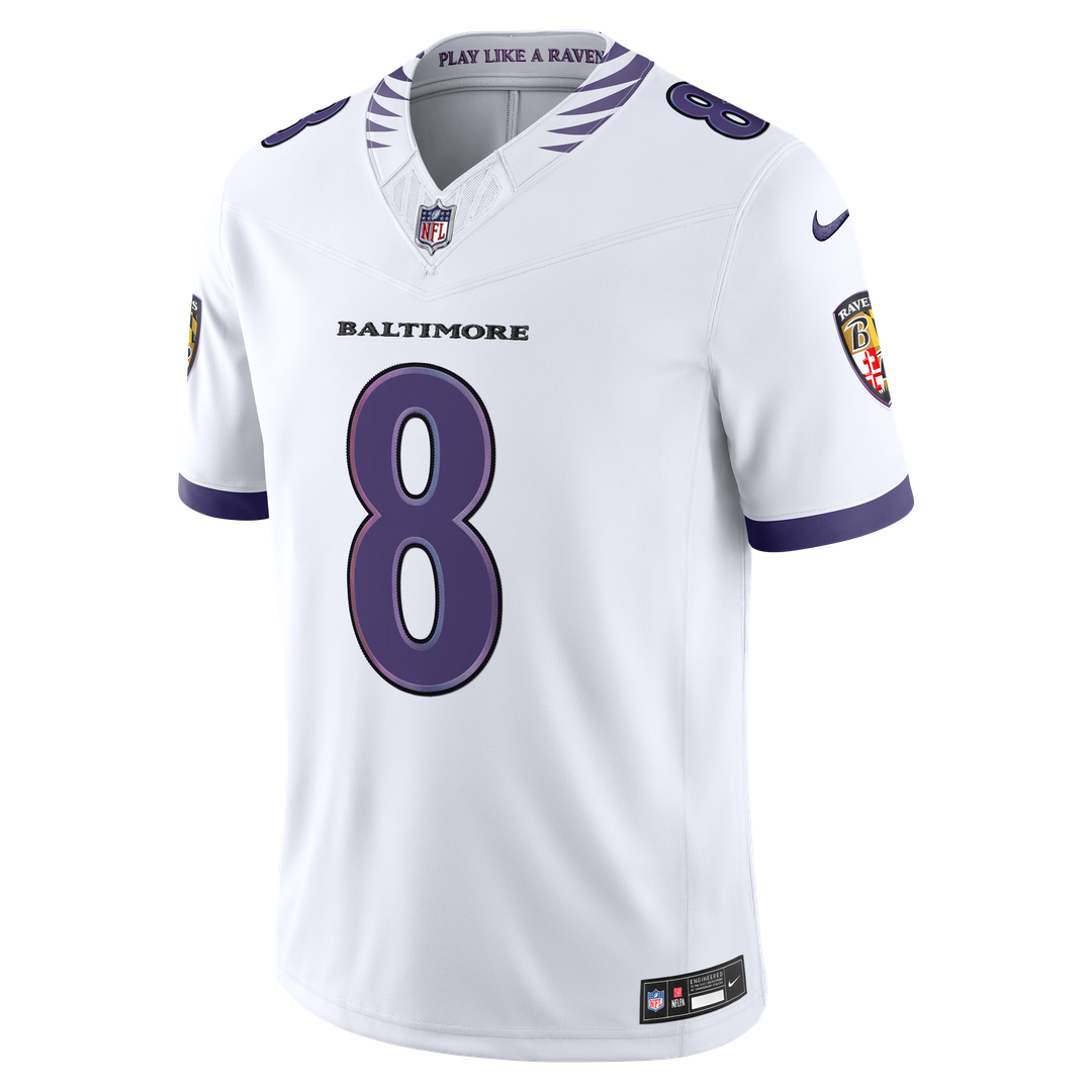 Baltimore Ravens Lamar Jackson Purple Team Vapor F.U.S.E. Stitched Limited Jersey