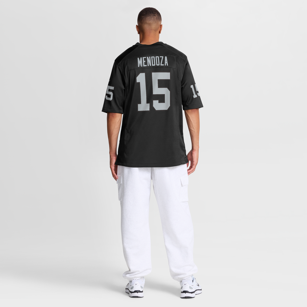 Las Vegas Raiders Fernando Mendoza Black Team Game Jersey