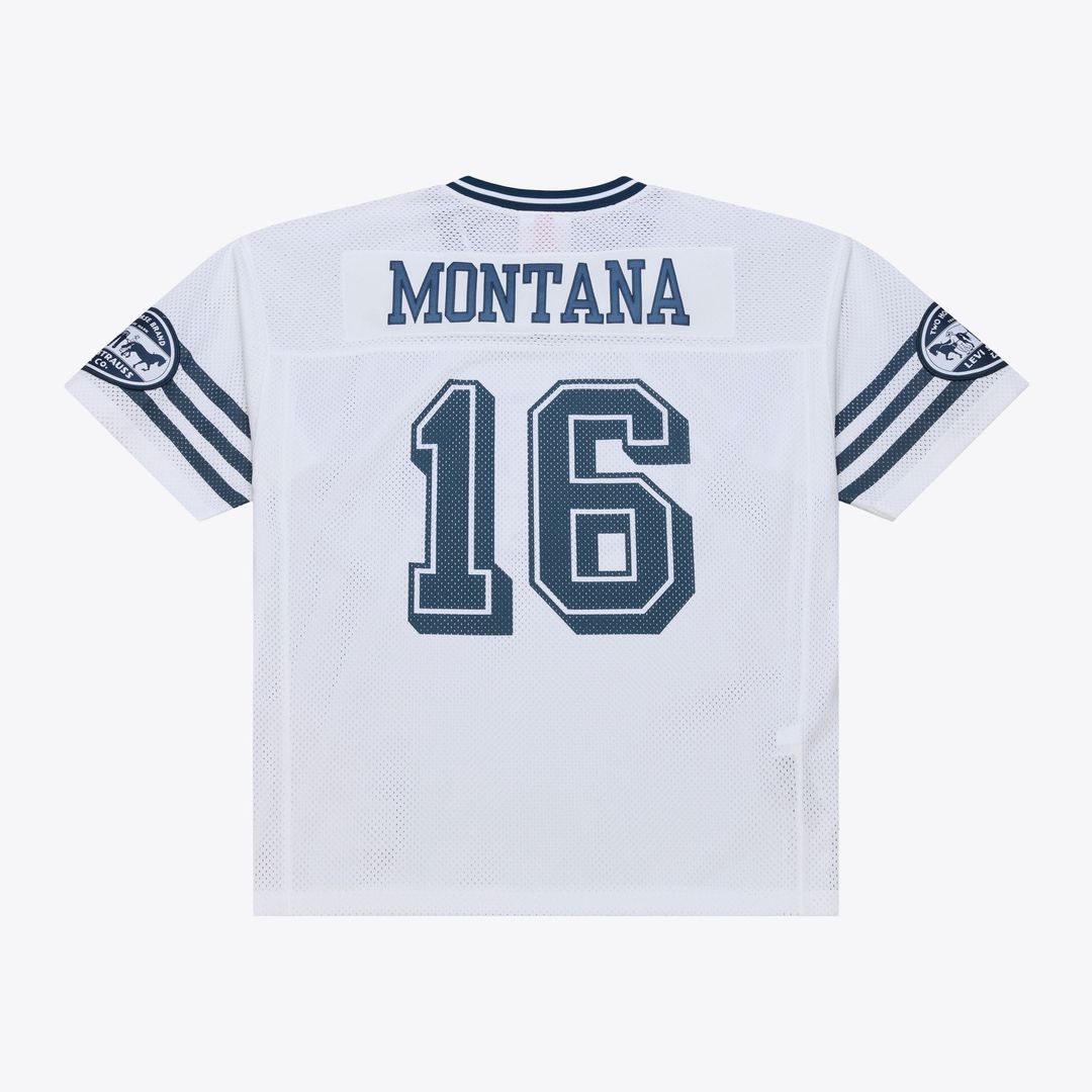 San Francisco 49ers Unisex Joe Montana Mitchell & Ness x Levi's White Legacy Jersey