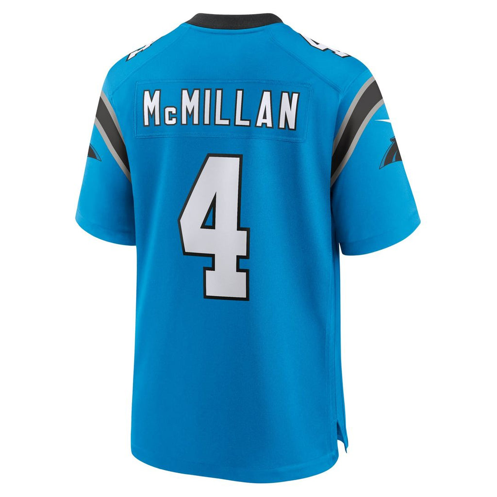 Carolina Panthers Tetairoa McMillan Black Team Game Jersey