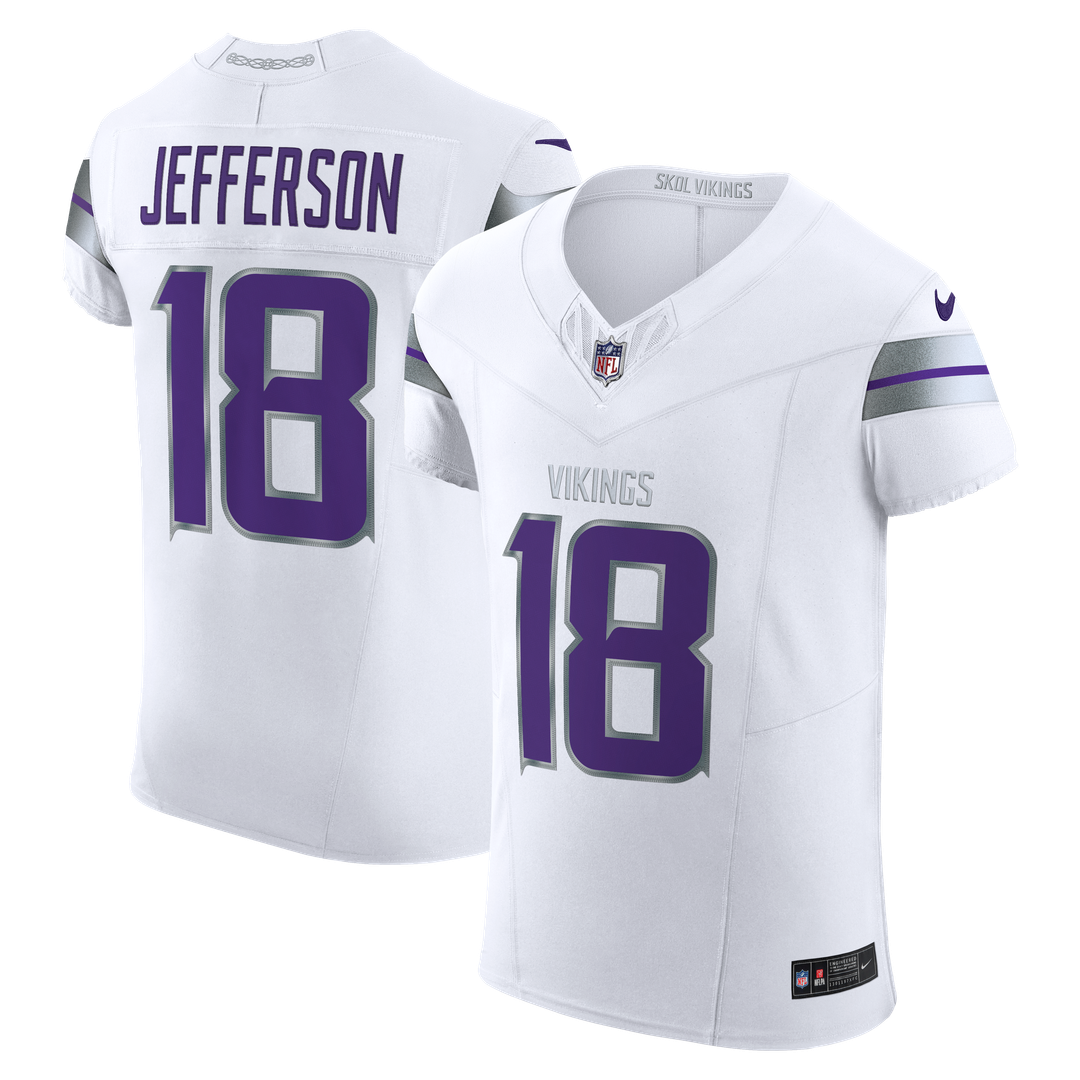 Minnesota Vikings Justin Jefferson White Alternate Vapor F.U.S.E. Elite Player Jersey