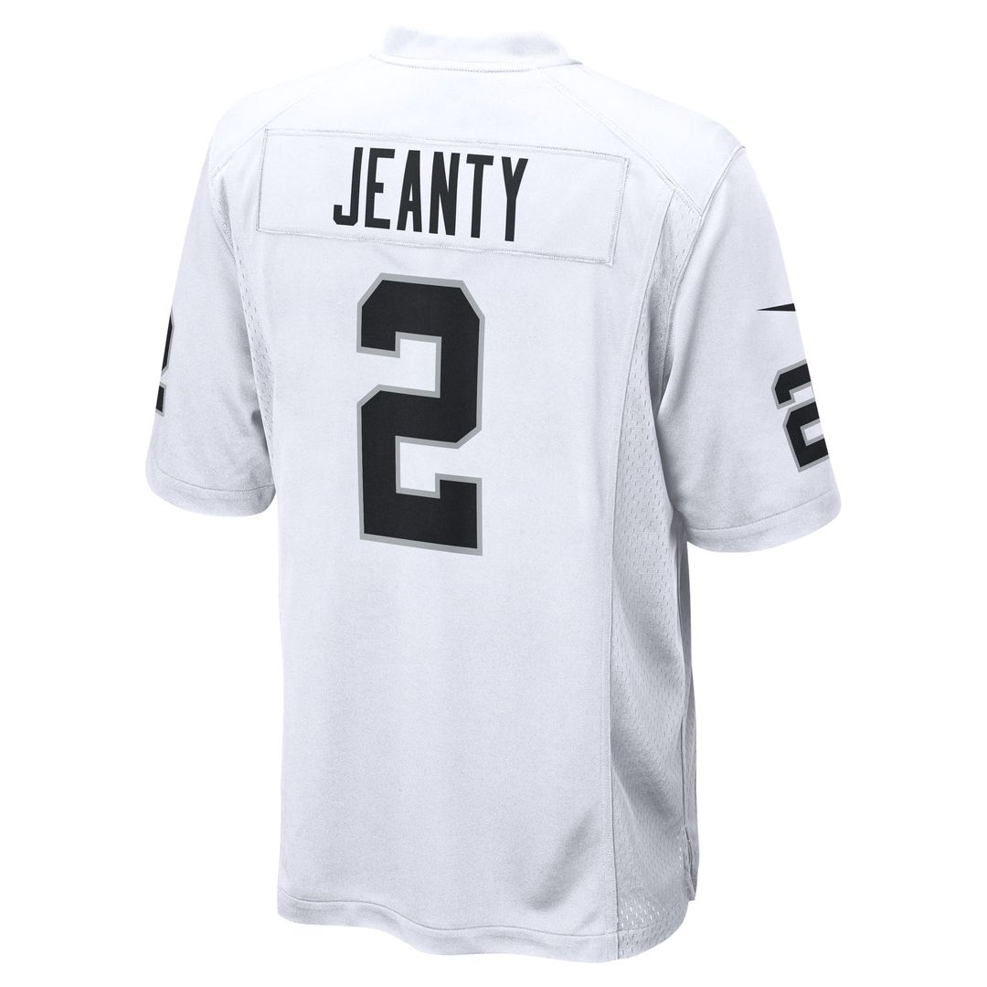 Las Vegas Raiders Ashton Jeanty White Game Jersey