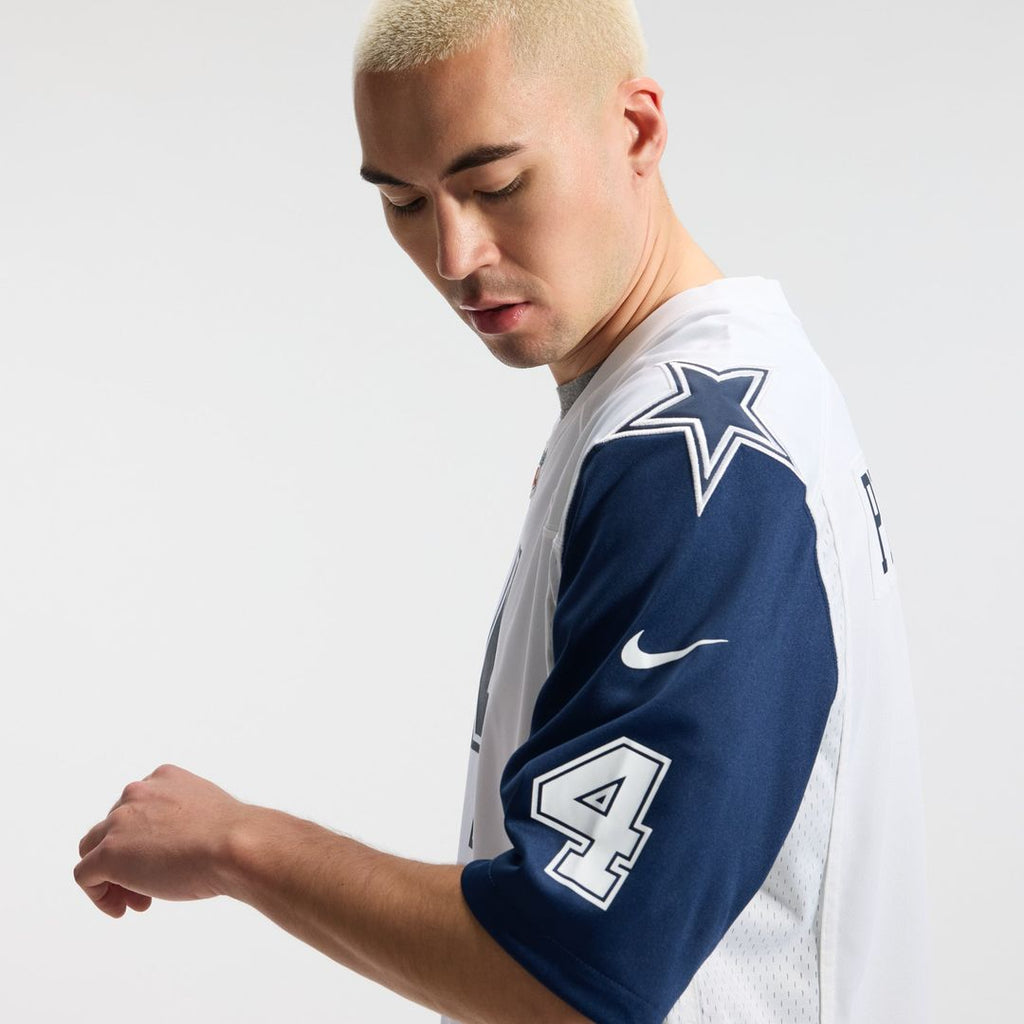 Dallas Cowboys Dak Prescott White Alternate Game Team Jersey