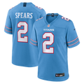 Tennessee Titans Tyjae Spears Light Blue Game Jersey