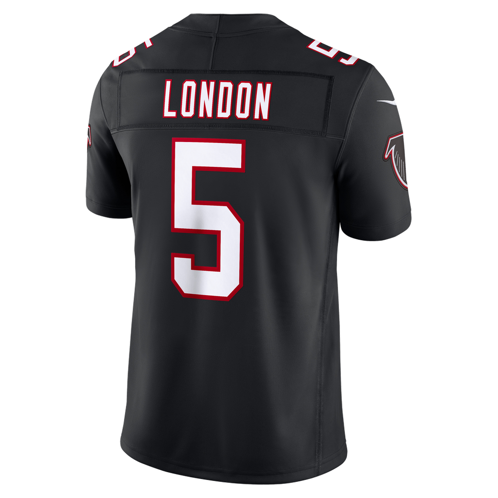 Atlanta Falcons Drake London Red Team Vapor F.U.S.E. Stitched Limited Jersey