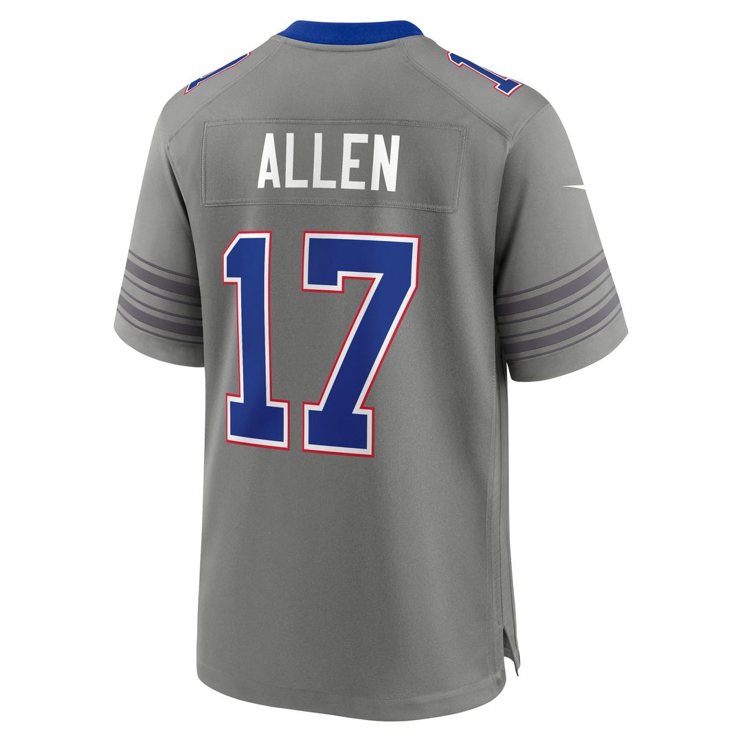 Buffalo Bills Josh Allen White White Game Player Jersey