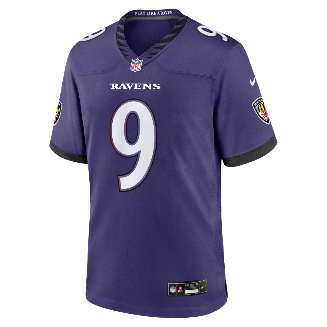 Baltimore Ravens Zion Young Purple Team Game Jersey