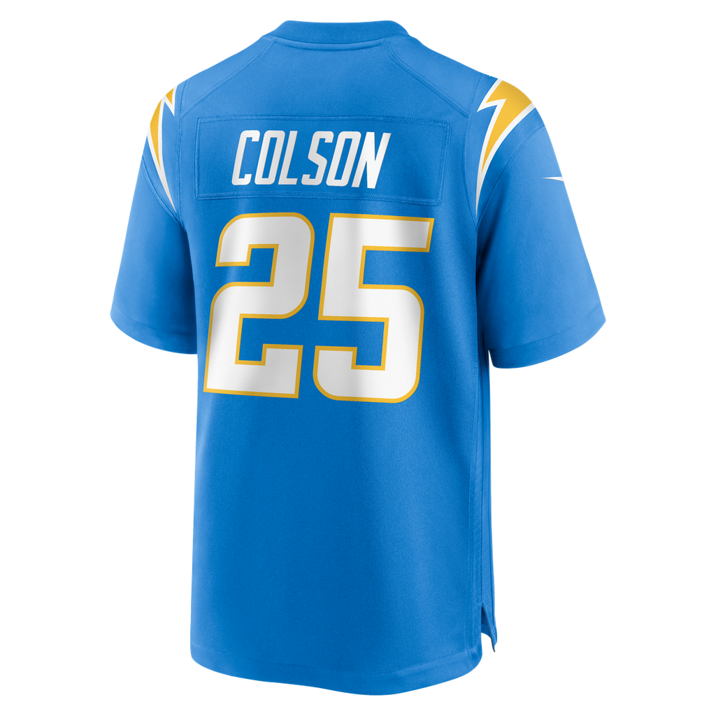 Los Angeles Chargers Junior Colson Powder Blue Team Game Jersey