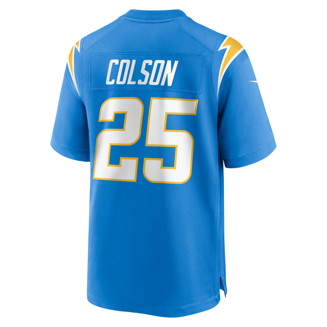 Los Angeles Chargers Junior Colson Powder Blue Team Game Jersey
