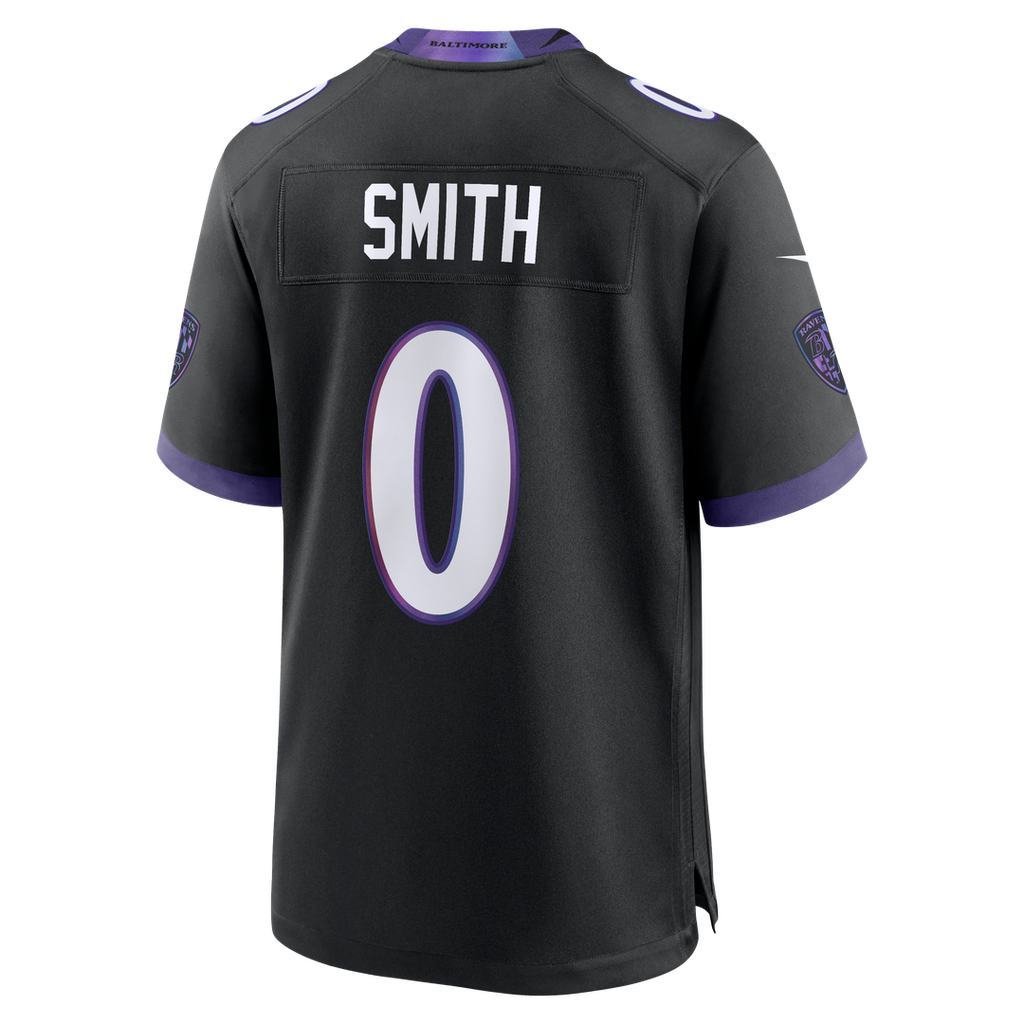 Baltimore Ravens Roquan Smith Black Alternate Game Jersey