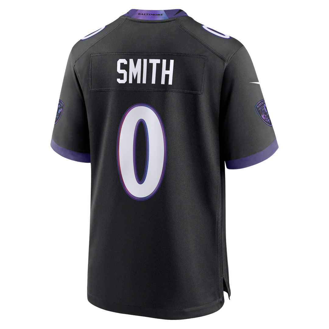 Baltimore Ravens Roquan Smith Black Alternate Game Jersey