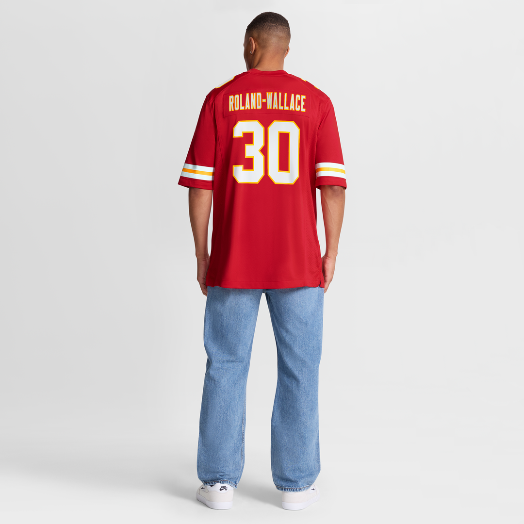 Kansas City Chiefs Chris Roland-Wallace Red Game Jersey