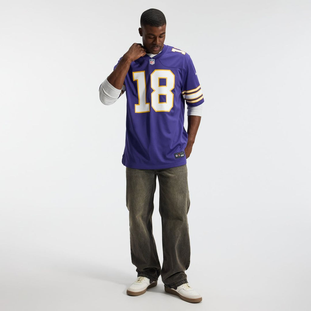Minnesota Vikings Justin Jefferson Purple Classic Player Game Jersey