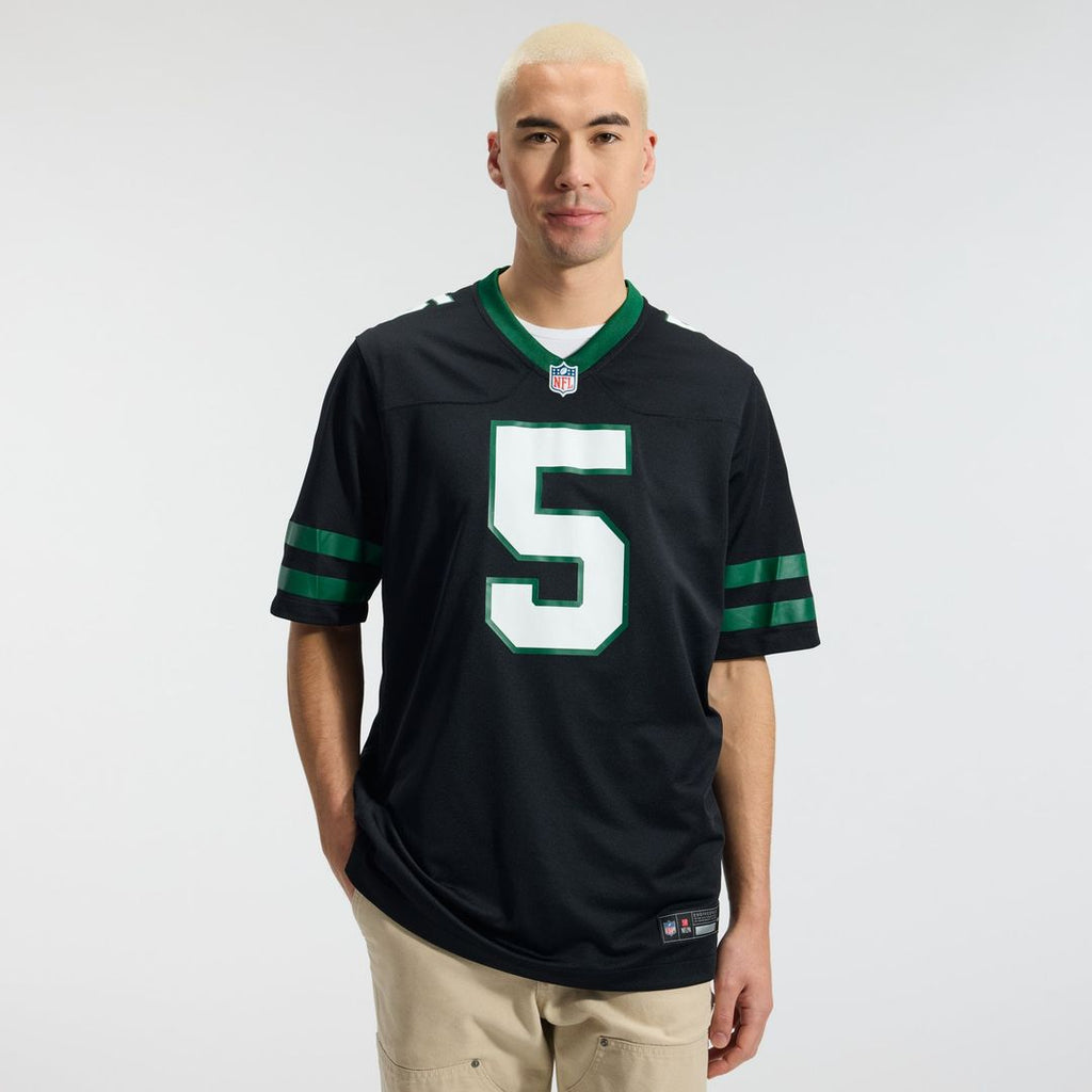 New York Jets Garrett Wilson Legacy Black Alternate Game Jersey