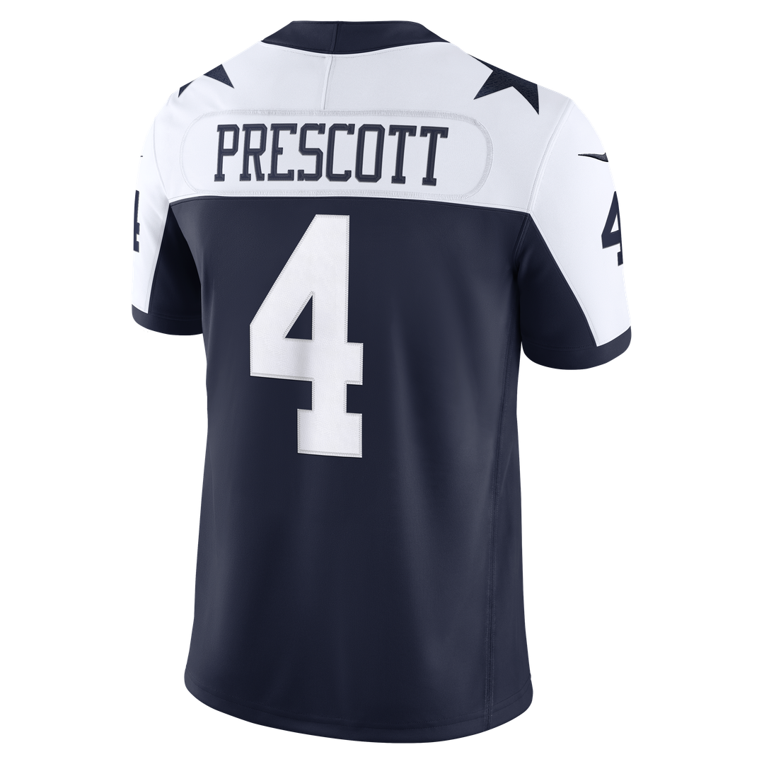 Dallas Cowboys Dak Prescott Navy Alternate Vapor F.U.S.E. Stitched Limited Jersey