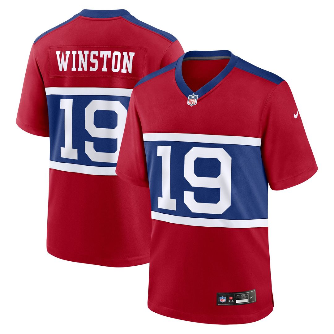 New York Giants Jameis Winston White Game Jersey