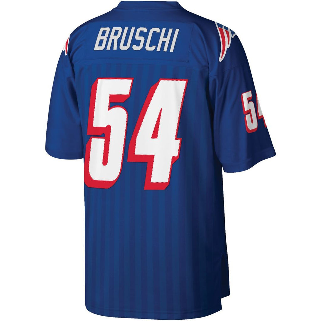New England Patriots Tedy Bruschi Mitchell & Ness Royal Legacy Replica Jersey
