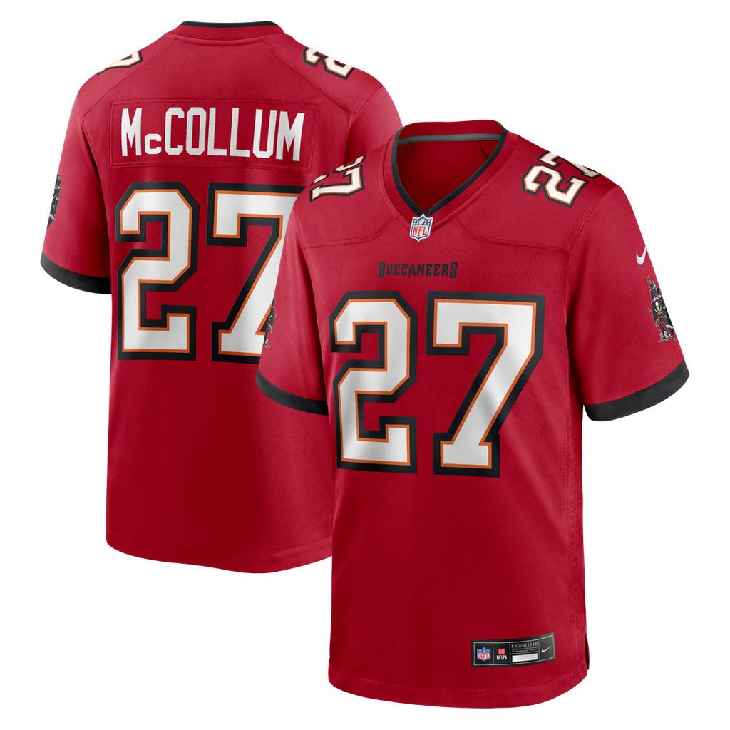 Tampa Bay Buccaneers Zyon McCollum Red Game Player Jersey