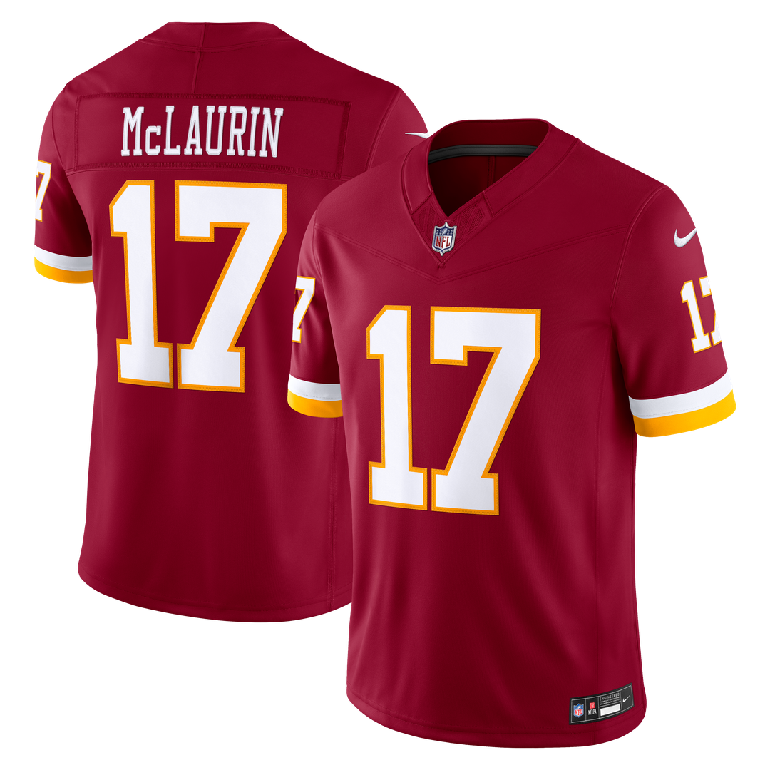 Washington Commanders Terry McLaurin White Vapor F.U.S.E. Stitched Limited Jersey