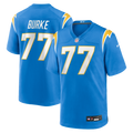 Los Angeles Chargers Travis Burke Powder Blue Team Game Jersey
