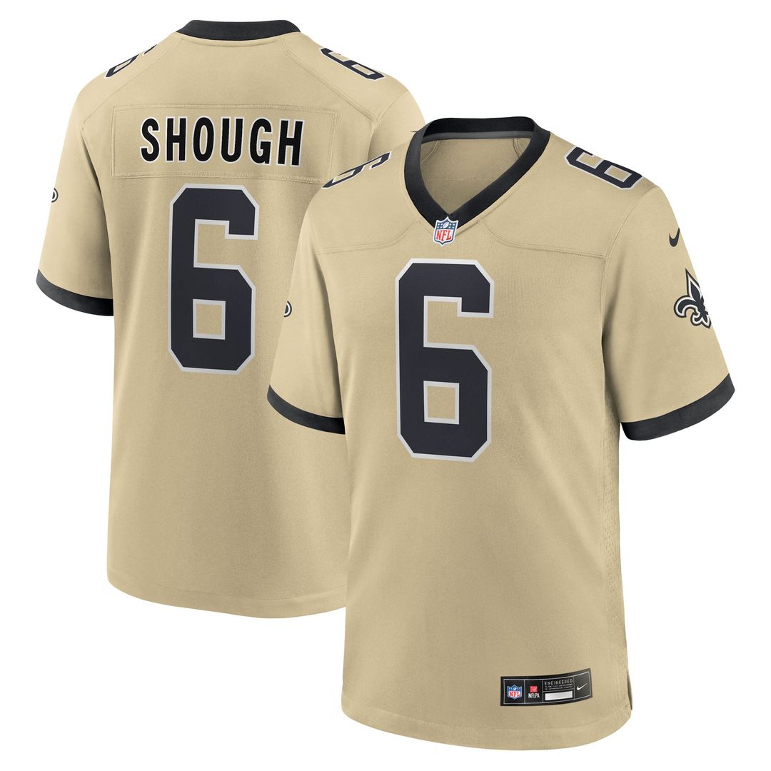 New Orleans Saints Tyler Shough White Game Player Jersey