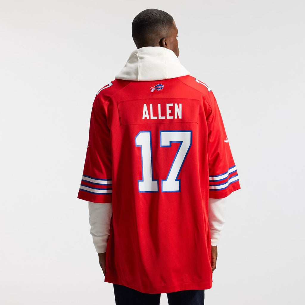 Buffalo Bills Josh Allen White White Game Player Jersey