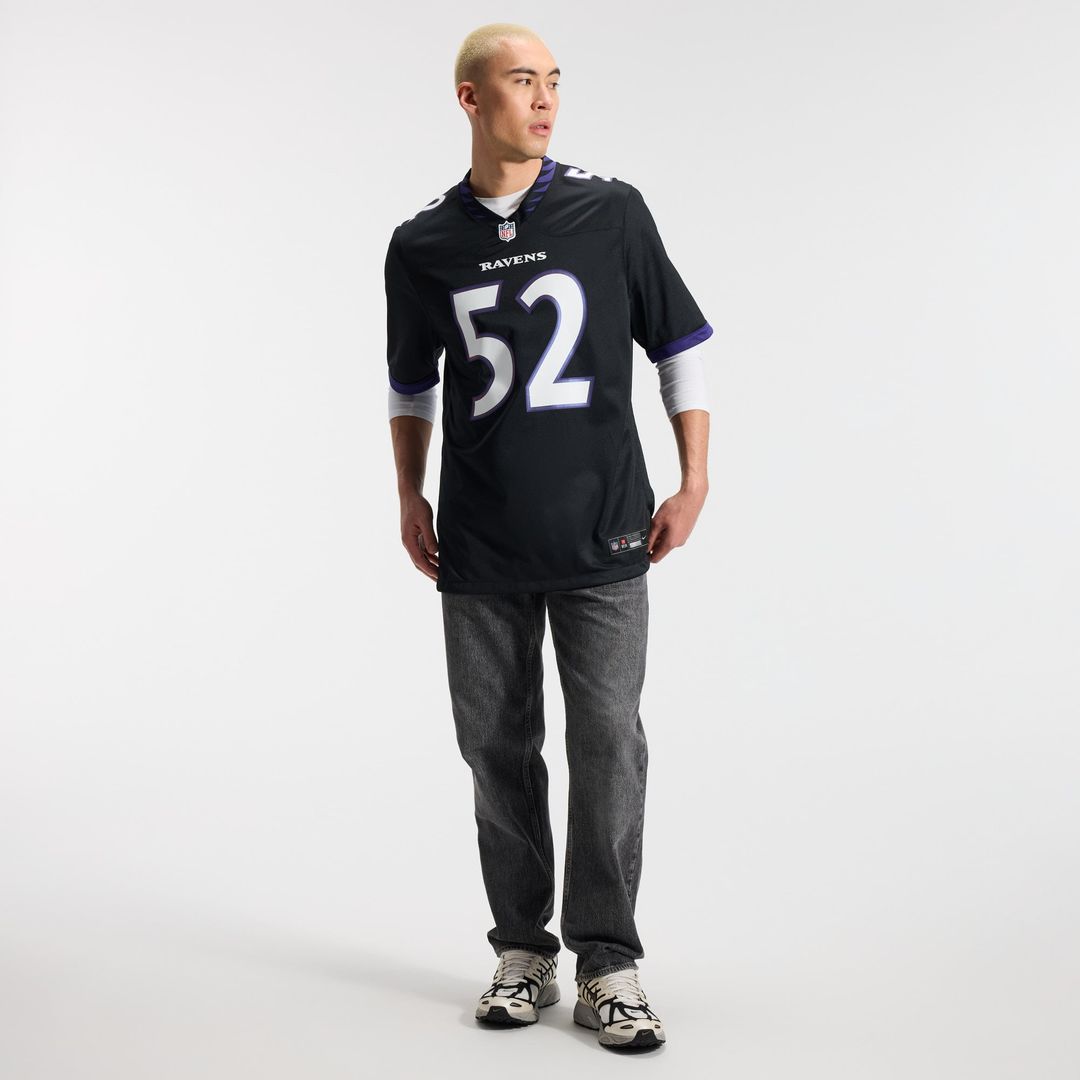 Baltimore Ravens Ray Lewis Black Alternate Retired Player Game Jersey