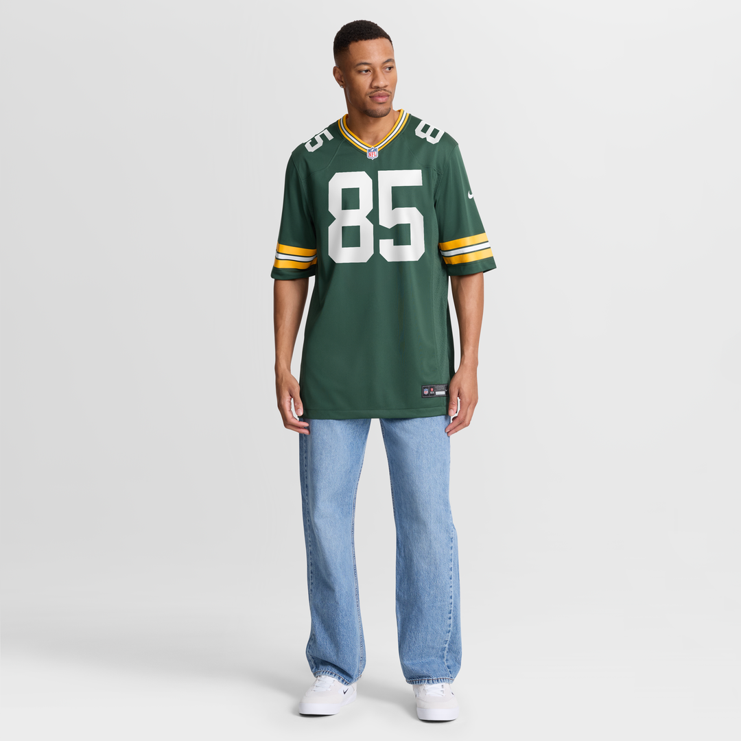 Green Bay Packers Corey Bradford Green Retired Player Jersey