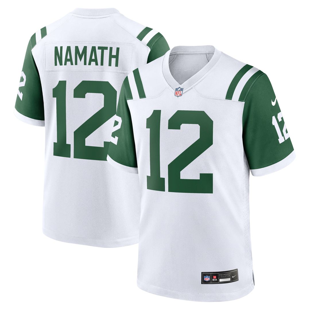 New York Jets Joe Namath Legacy Green Game Jersey
