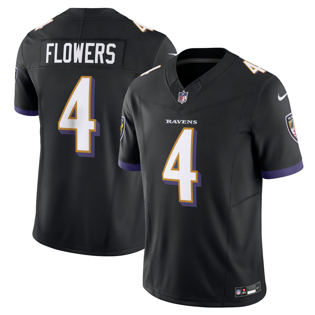 Baltimore Ravens Zay Flowers Purple Vapor F.U.S.E. Limited Jersey