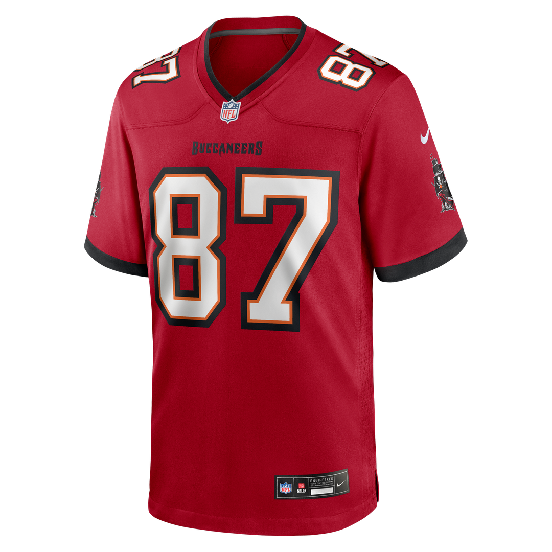 Tampa Bay Buccaneers Payne Durham Red Game Jersey