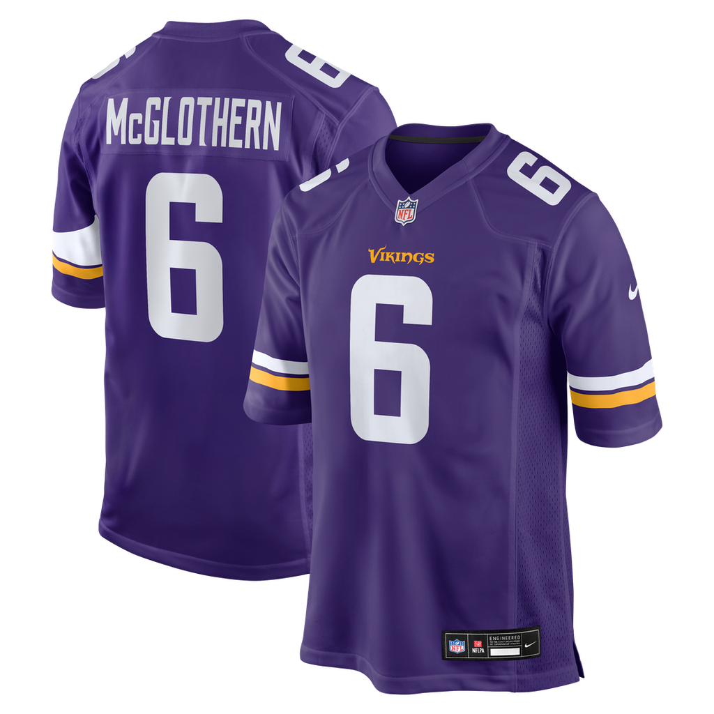 Minnesota Vikings Dwight McGlothern Purple Team Game Jersey