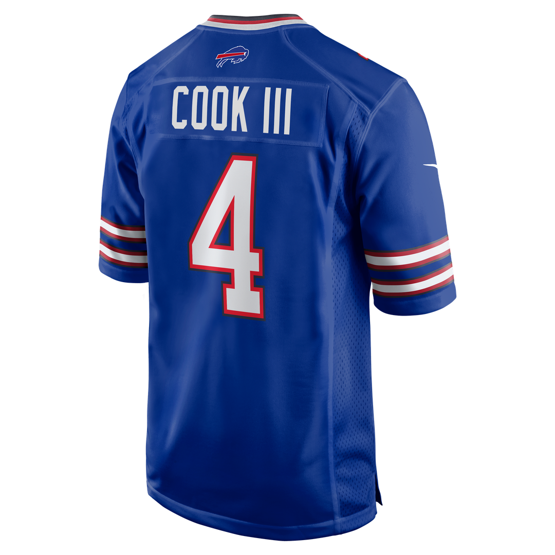 Buffalo Bills James Cook III Royal Team Game Jersey