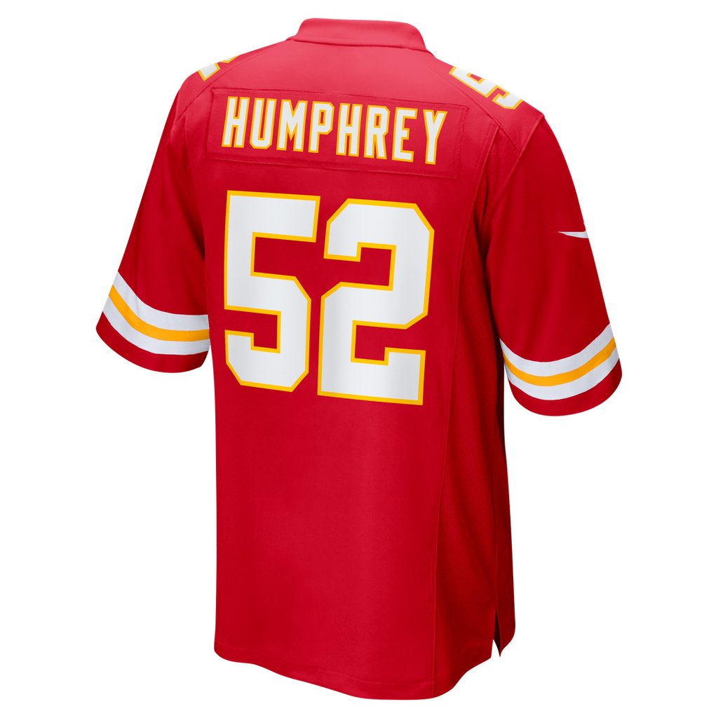 Kansas City Chiefs Creed Humphrey Red Game Jersey